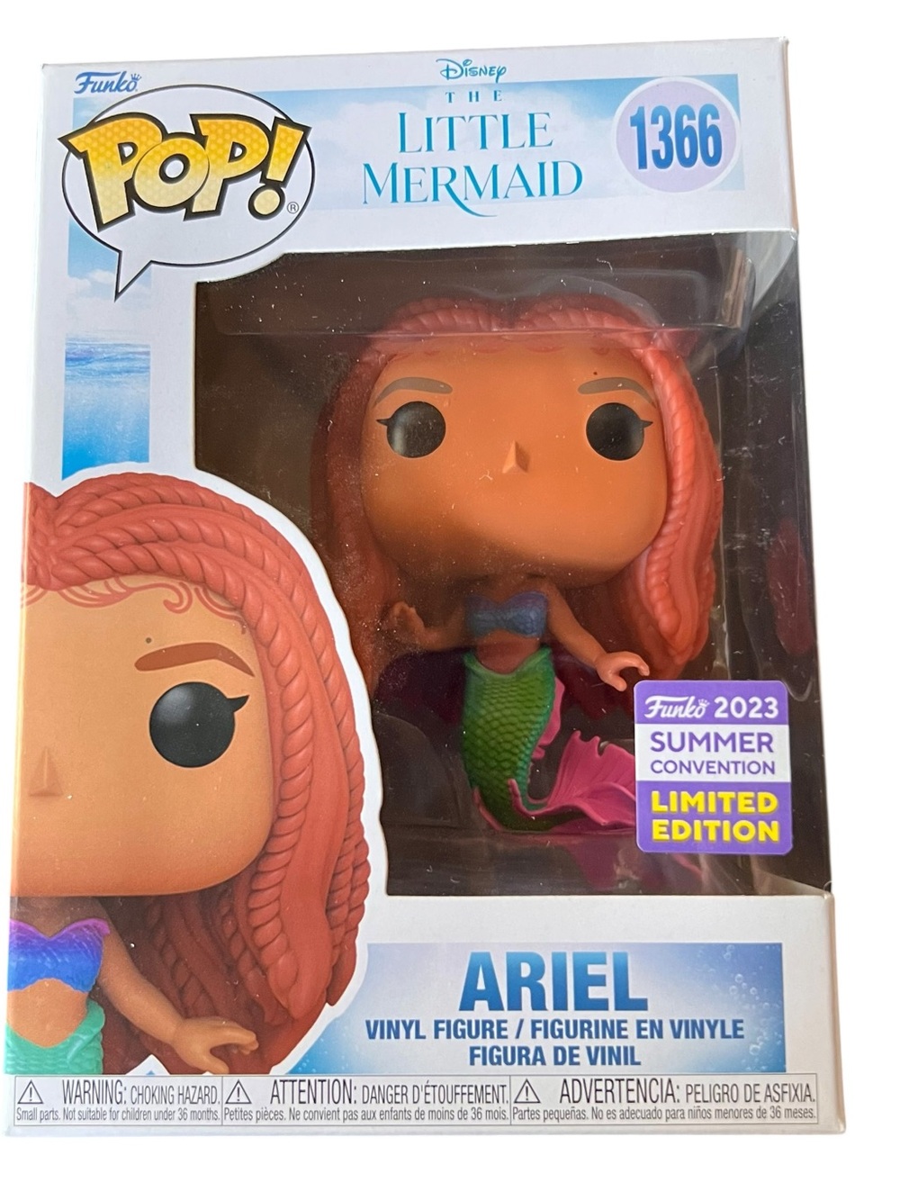 Funko Pop! Disney Ariel 2023 Summer Convention Ltd Edition The Little Mermaid